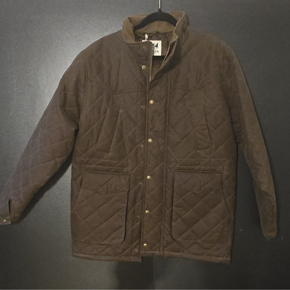 Schaefer Outfitter Men's Oak Rangewax Sharptail Quilted Jacket Size Large